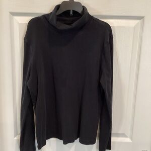 St. John's Bay Black Cotton Turtleneck